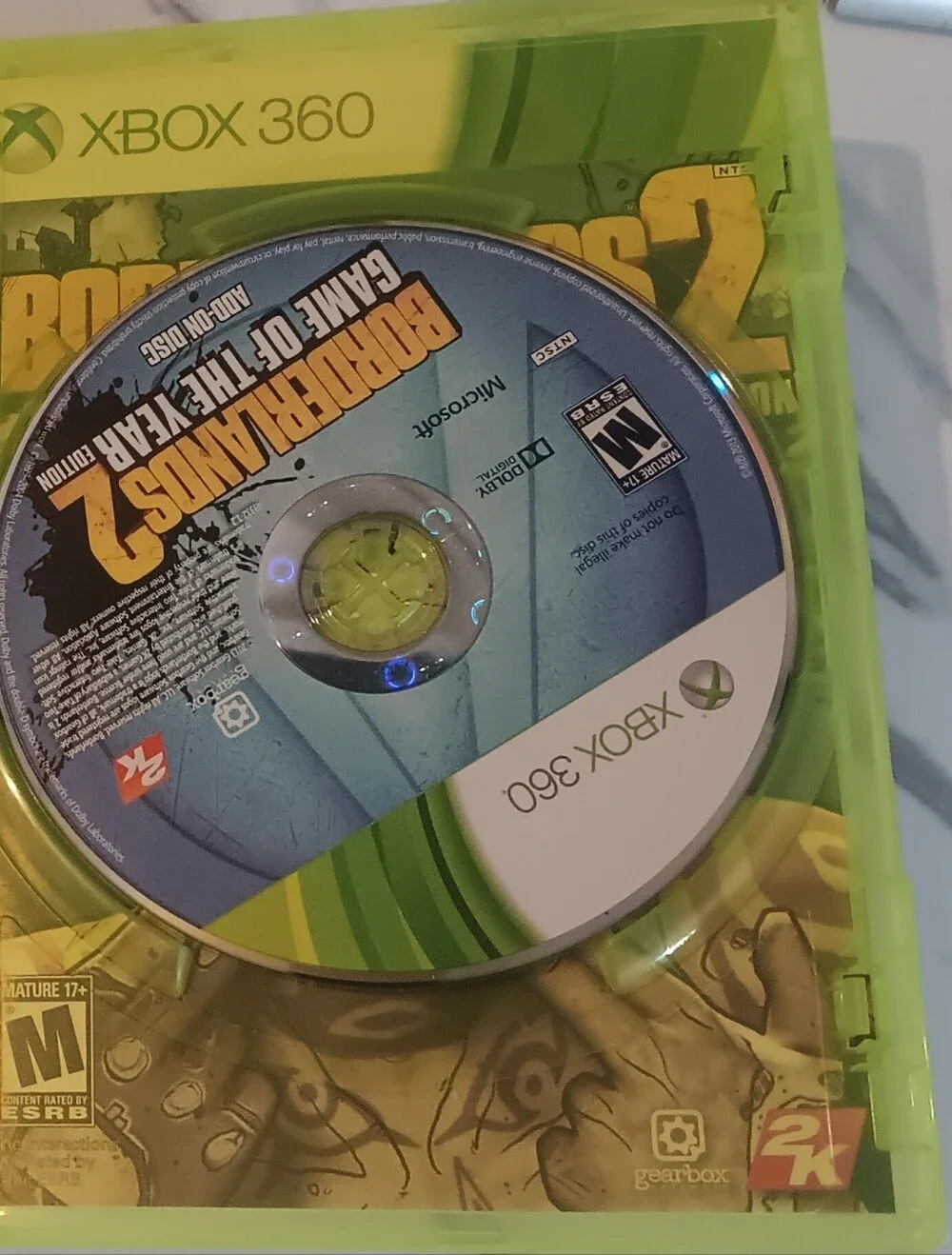 Xbox 360 Borderlands 2 Game Of The Year Edition
